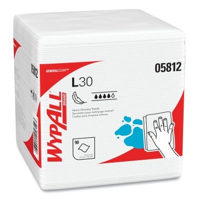 WYPALL L30 ECONOMIZER WIPERS WHT Q-FOLD 12BX/CA